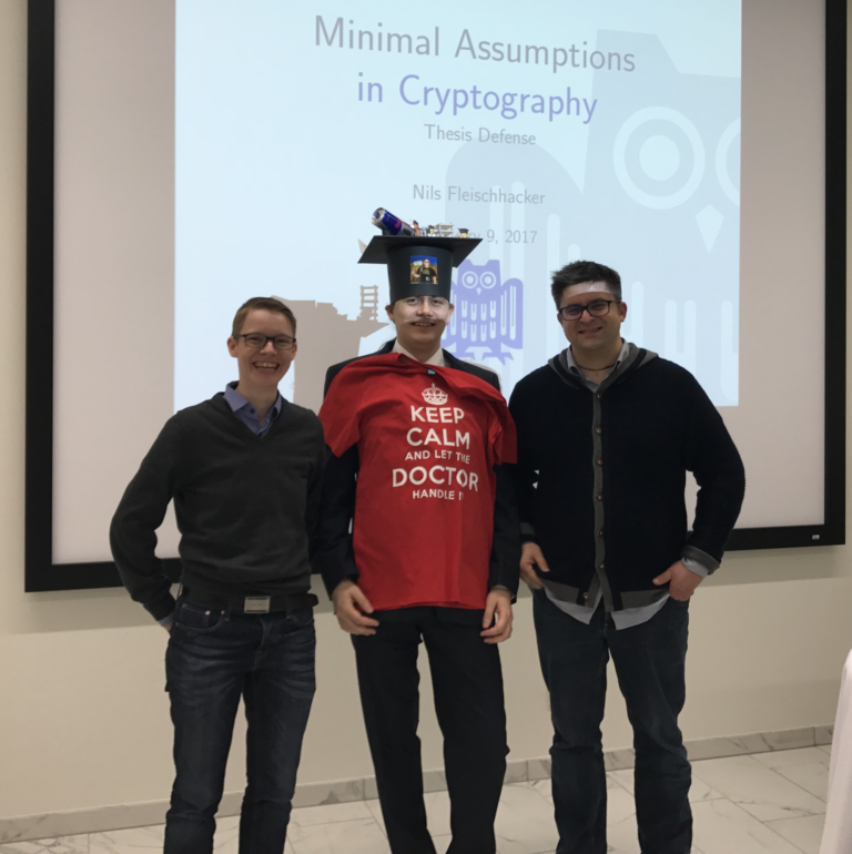 Ph.D. Defence of Nils Fleischhacker